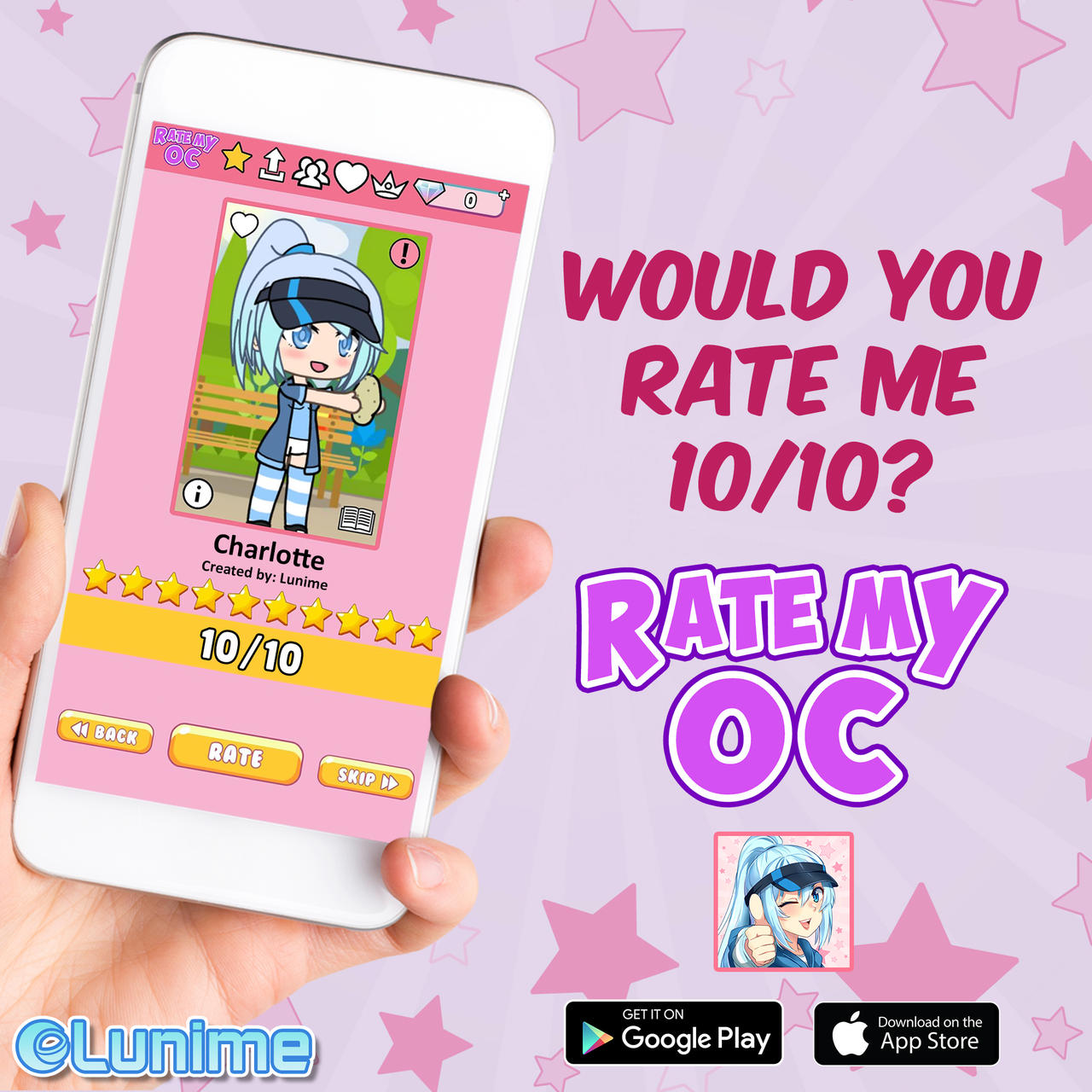 🌀 • Rate My OC! ´ˎ˗ : r/GachaUnity