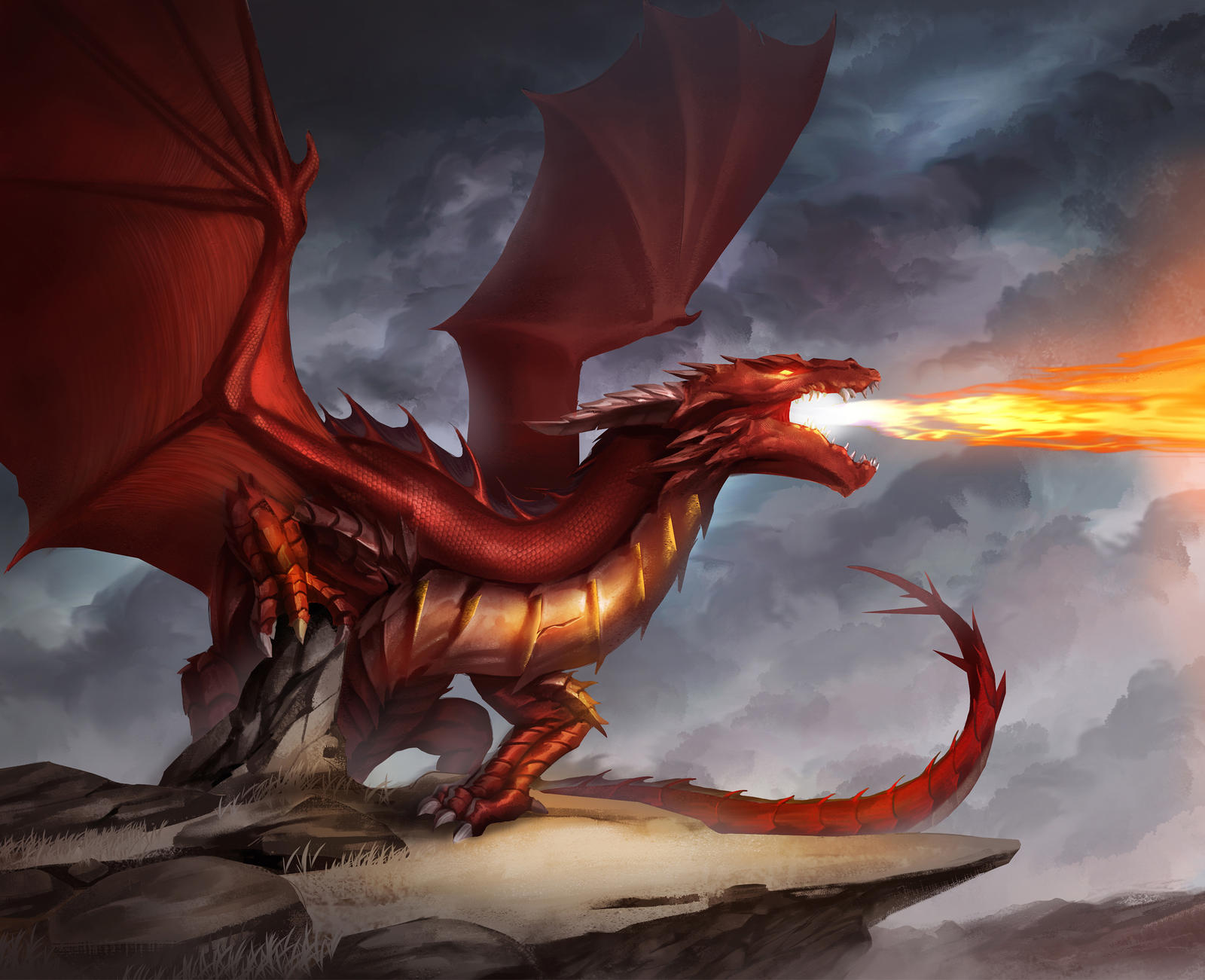 Fire Driagon Fire dragon by Gengardraw on DeviantArt