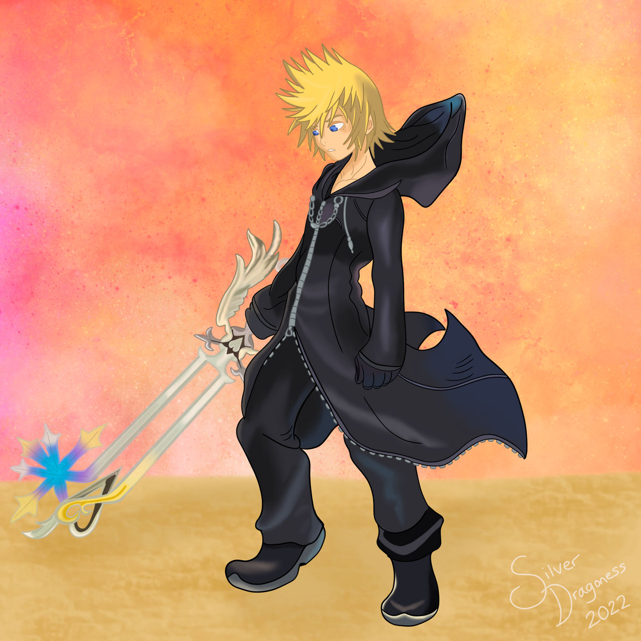 Kh Roxas Roxas - Kingdom hearts by SilverDragoness29 on DeviantArt