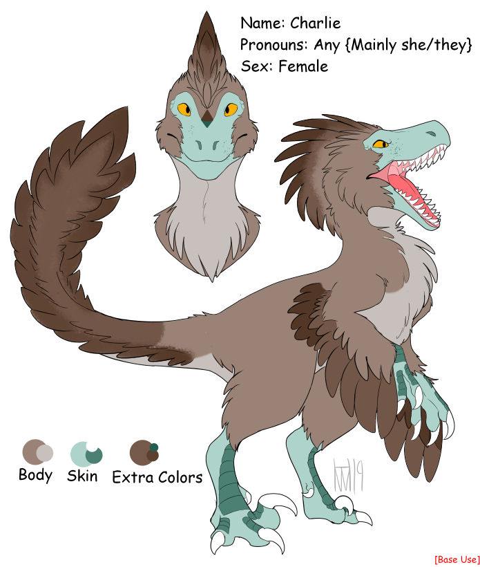 Flynt The Raptor Charlie The Raptor by TheFurryAdoptShop on DeviantArt