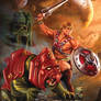 He-Man and Battle Cat print