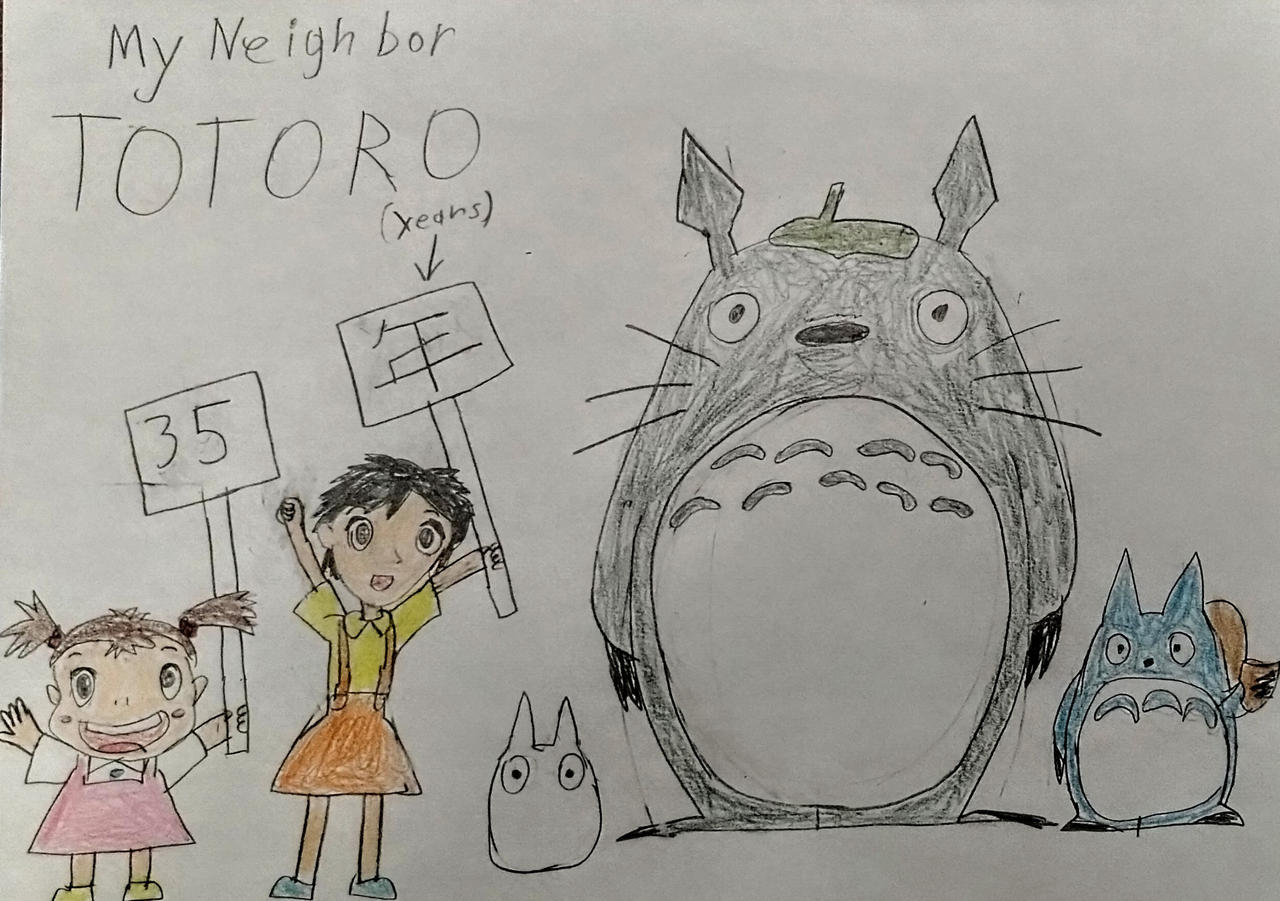 My Neighbor Totoro 35th anniversary (and review) by cutebutwrong on  DeviantArt