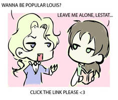 Lestat makes Louis popular