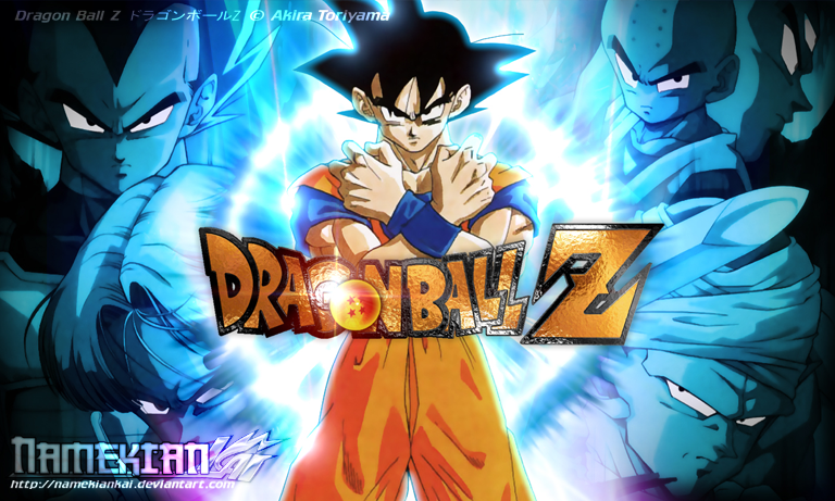 DBZ-Goku Crossarmed-Wallpaper