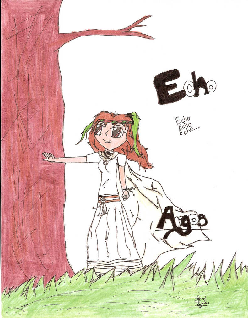 Echo ,greek mythology by sesshomarulover184 on DeviantArt