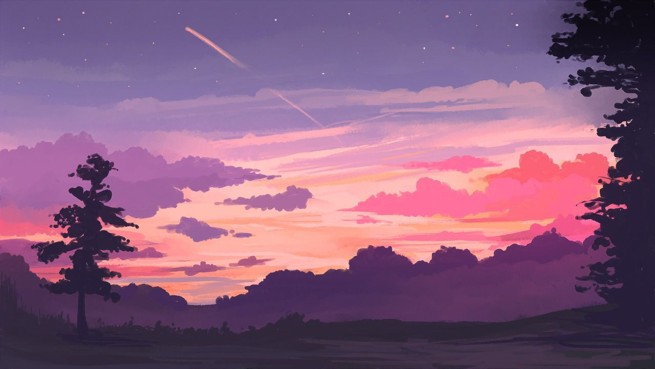 Wp6241812-anime-stars-aesthetic-desktop-wallpapers