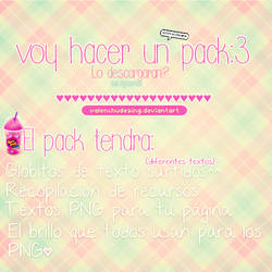 Voy a hacer un pack:3 NO IGNORAR