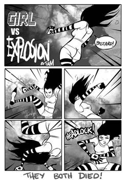 Girl vs Explosion