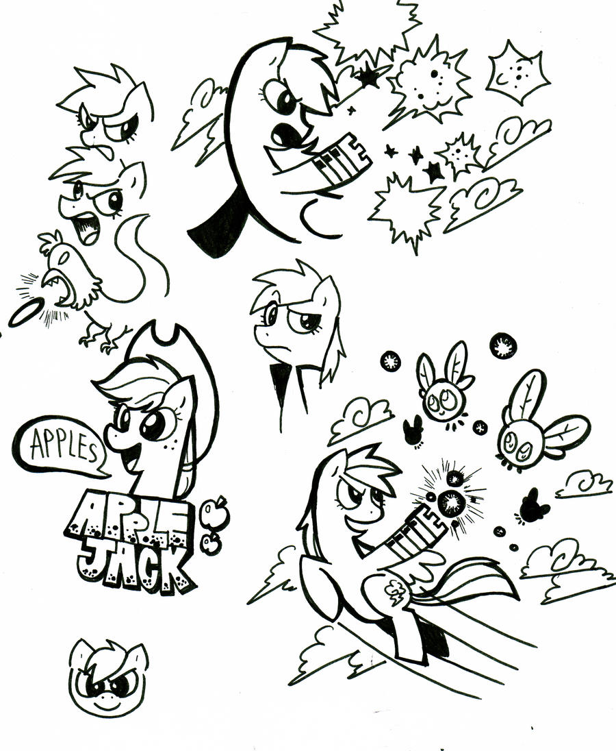 PONY DRAWINGS AND PONY THINGS