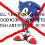 ANTI SONIC THE HEDGEHOG STAMP