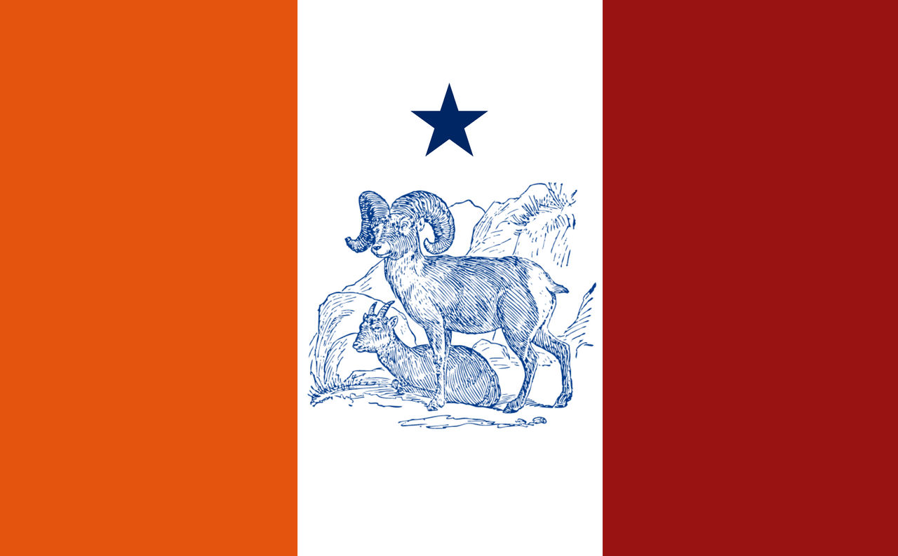 Proposed flag for the state of Baja California by Flagmexico123 on