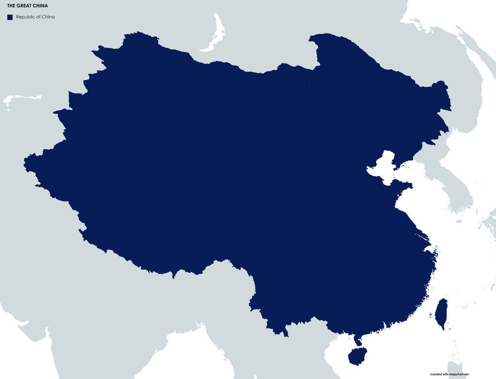 Deviantart China Map a GREAT CHINA by Flagmexico123 on DeviantArt