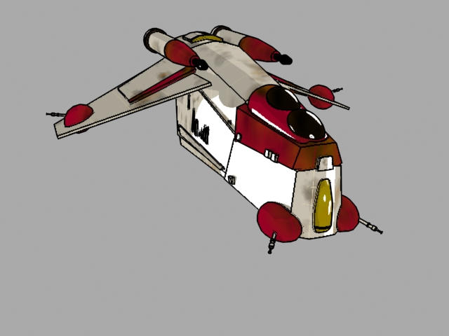 Republic Gunship Renders Republic Gunship by Nutriman on DeviantArt