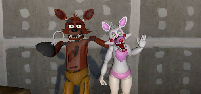 My First Gmod Picture! The Fox Siblings