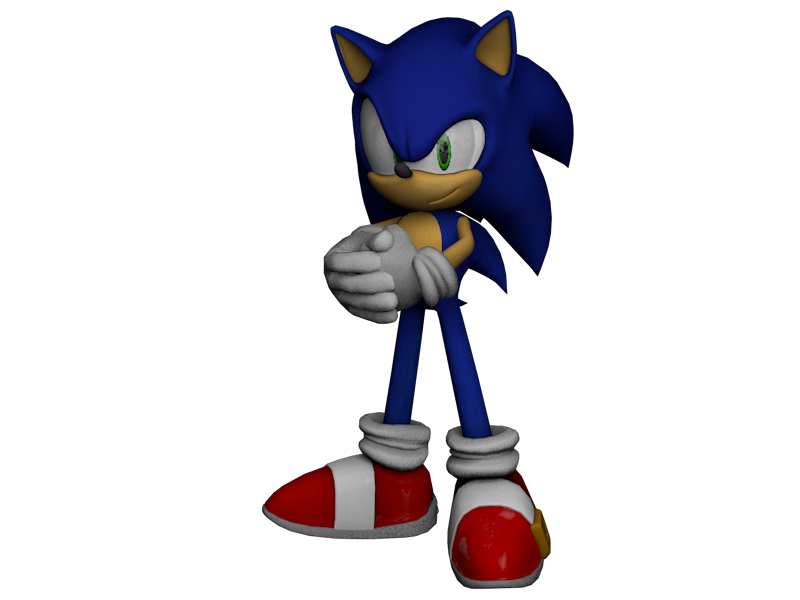 Sonic The Hedgehog Render 2 by PierreElVro31 on DeviantArt