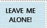 Leave Me Alone Stamp