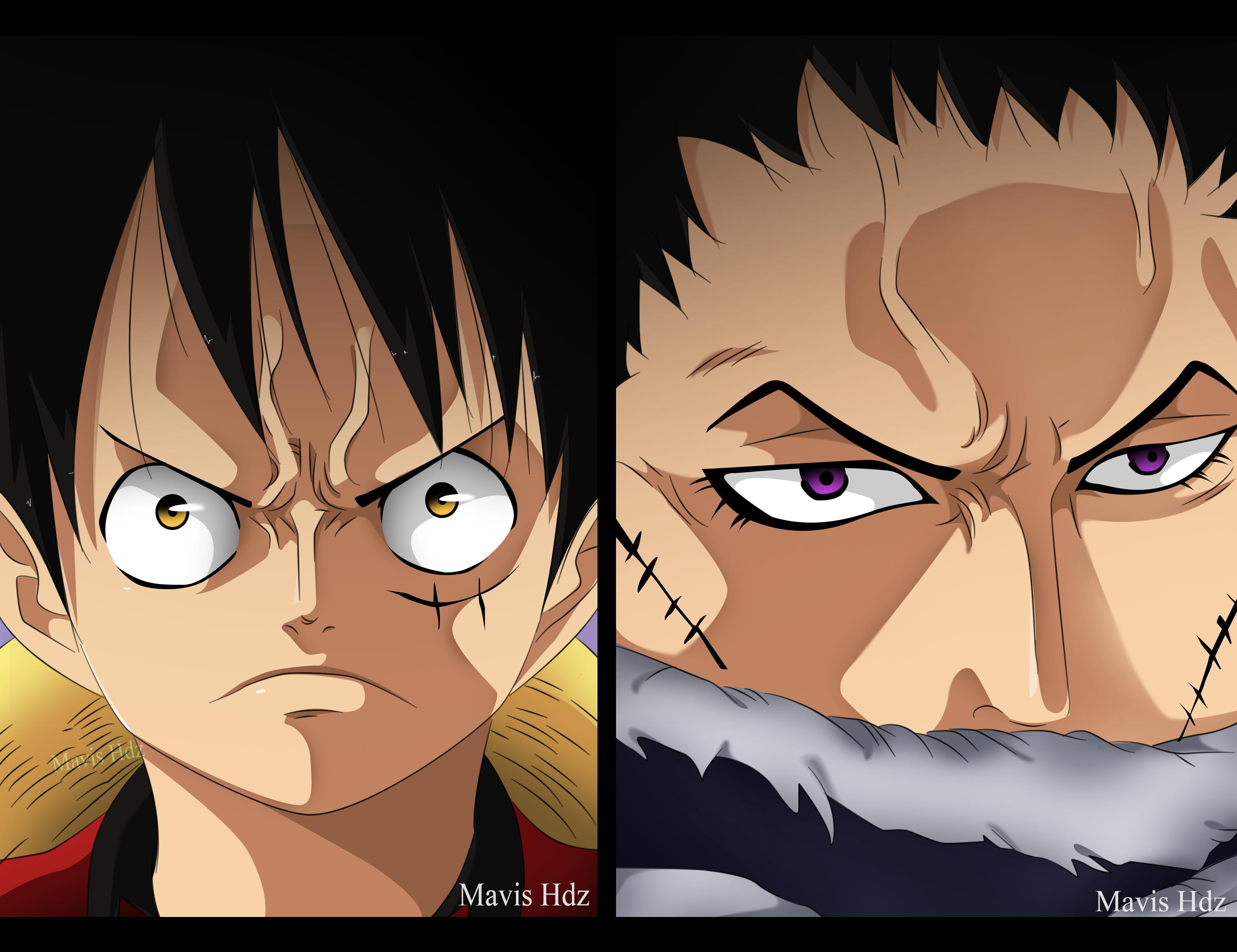 One Piece 878 Luffy Vs Katakuri By Mavishdz On Deviantart