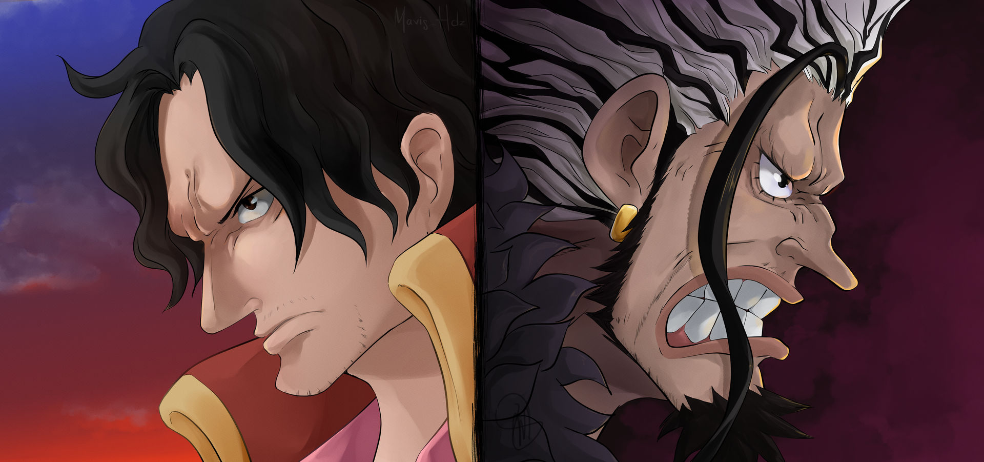 Roger Meet Rocks Rocks y Roger - ONE PIECE 1158 by MavisHdz on DeviantArt