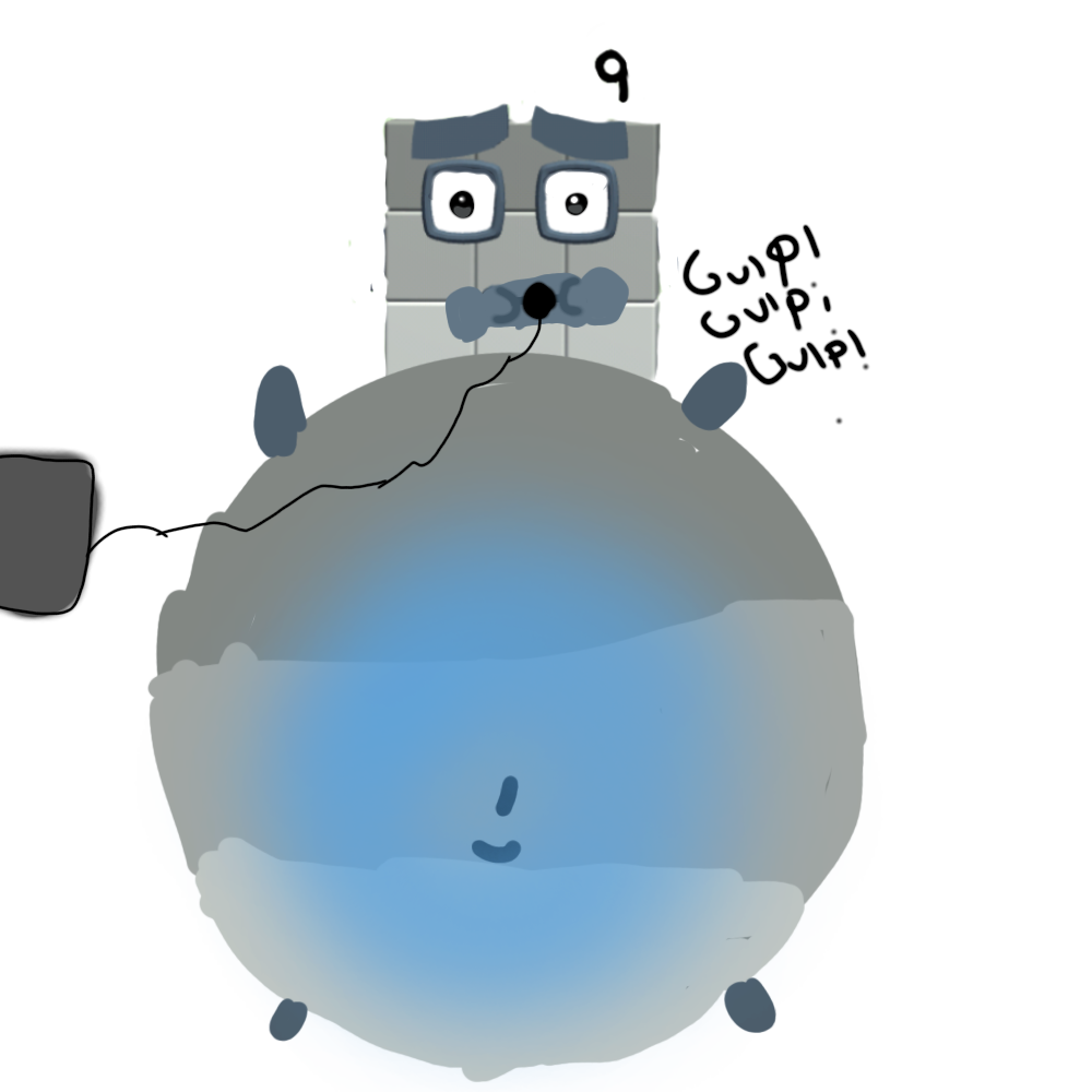 Numberblock Nine Water Inflation by Inflationnumberblock on DeviantArt