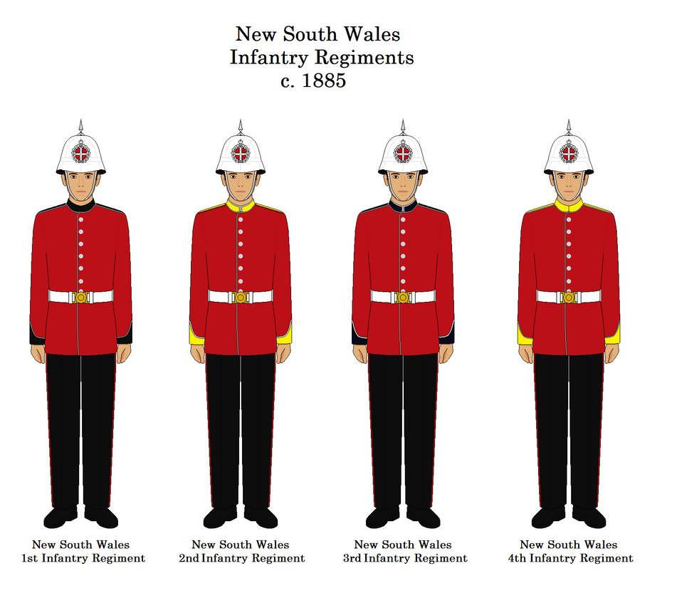 New South Wales Infantry Regiments by GrimBeans on DeviantArt