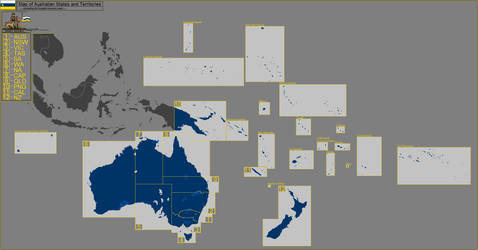 (Alt) Map of the United Australian State (1939)