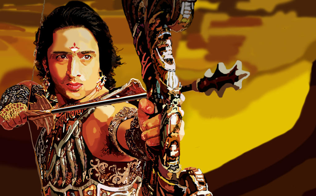 Digital Painting of Arjun by ravip175 on DeviantArt