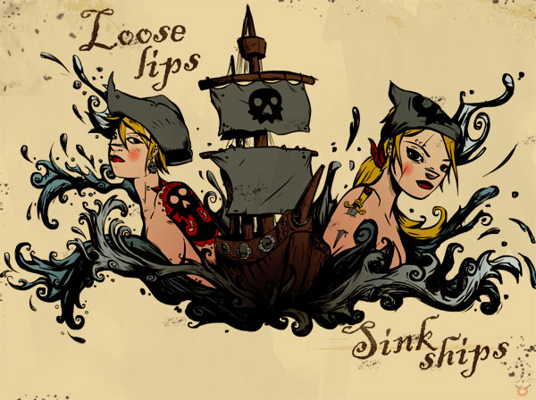 Loose Lips Sink Ships By Spicydonut On Deviantart