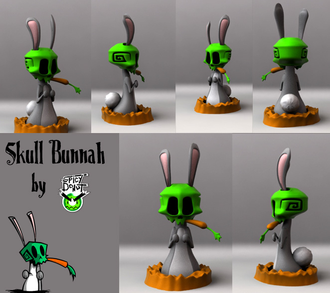 Skull Bunnah Vinyl Concept