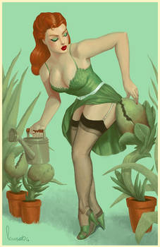 Poison Ivy Pin Up