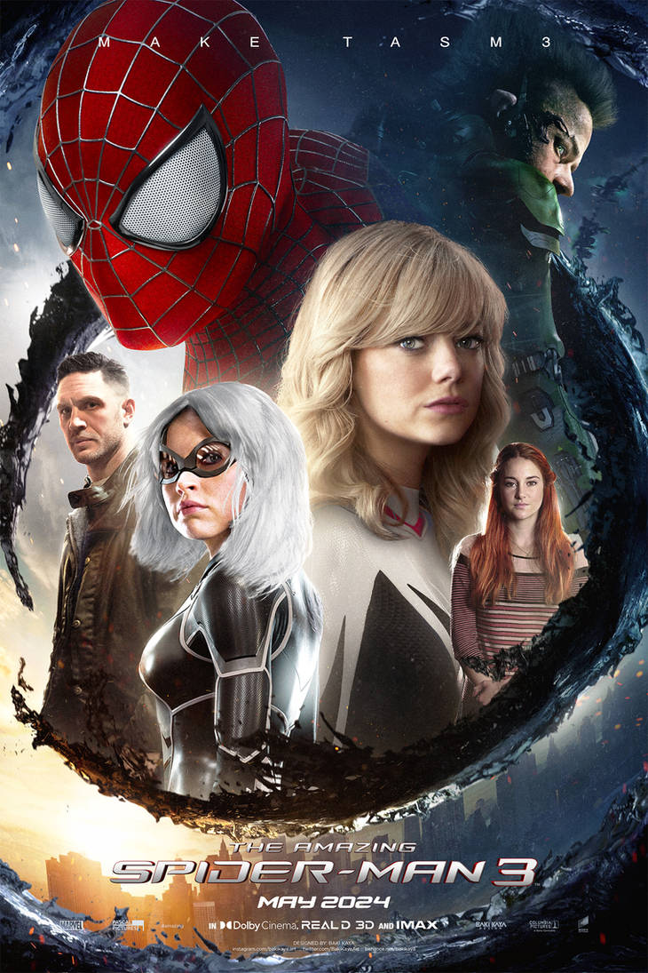 The Amazing SpiderMan 3 (2024) Poster by bakikayaa on DeviantArt