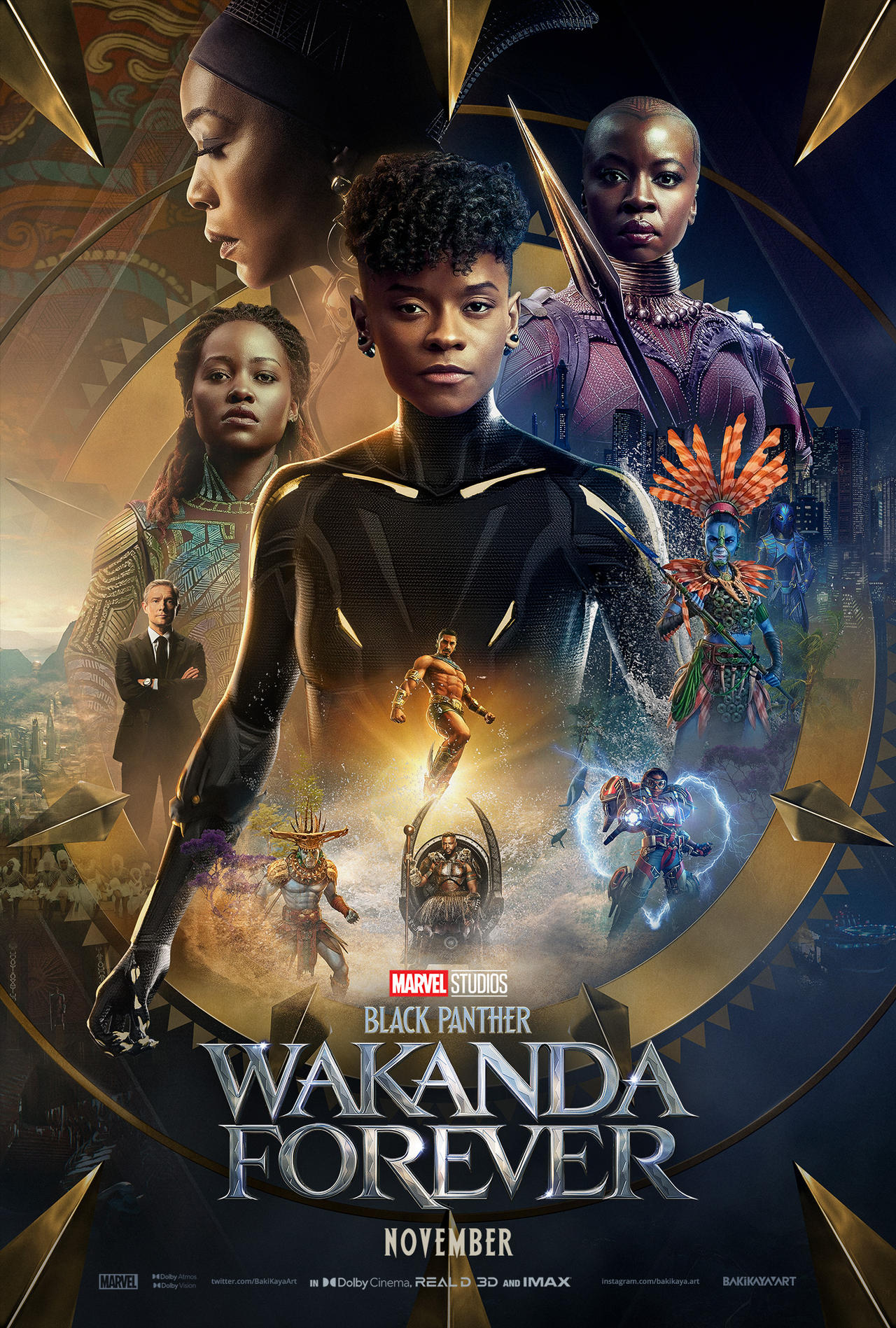 Black Panther: Wakanda Forever (2022) Poster by bakikayaa on DeviantArt