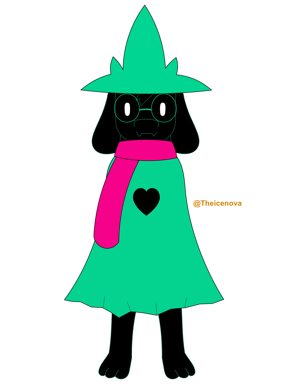 Normal Ralsei Cartoon Ralsei by TheIceNova on DeviantArt