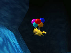 Balloon Pikachu Pokemon Snap