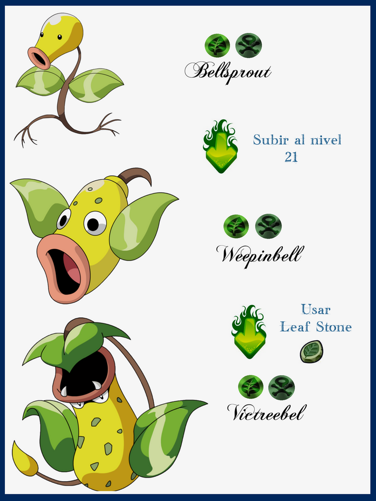 Bellsprout Tree 029 Bellsprout Evoluciones by Maxconnery on DeviantArt