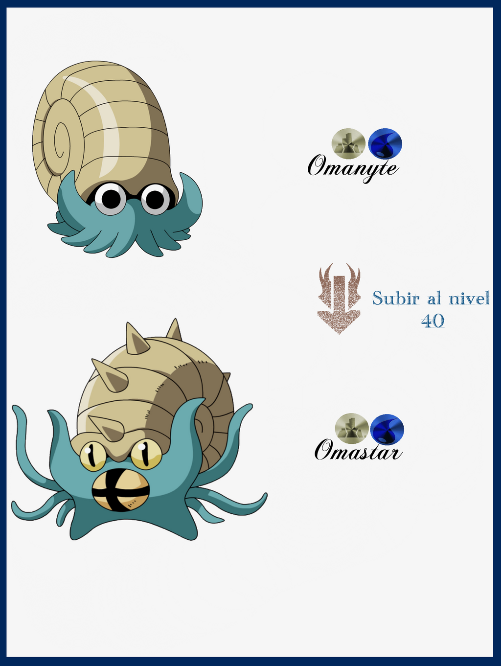 069 Omanyte Evoluciones by Maxconnery on DeviantArt
