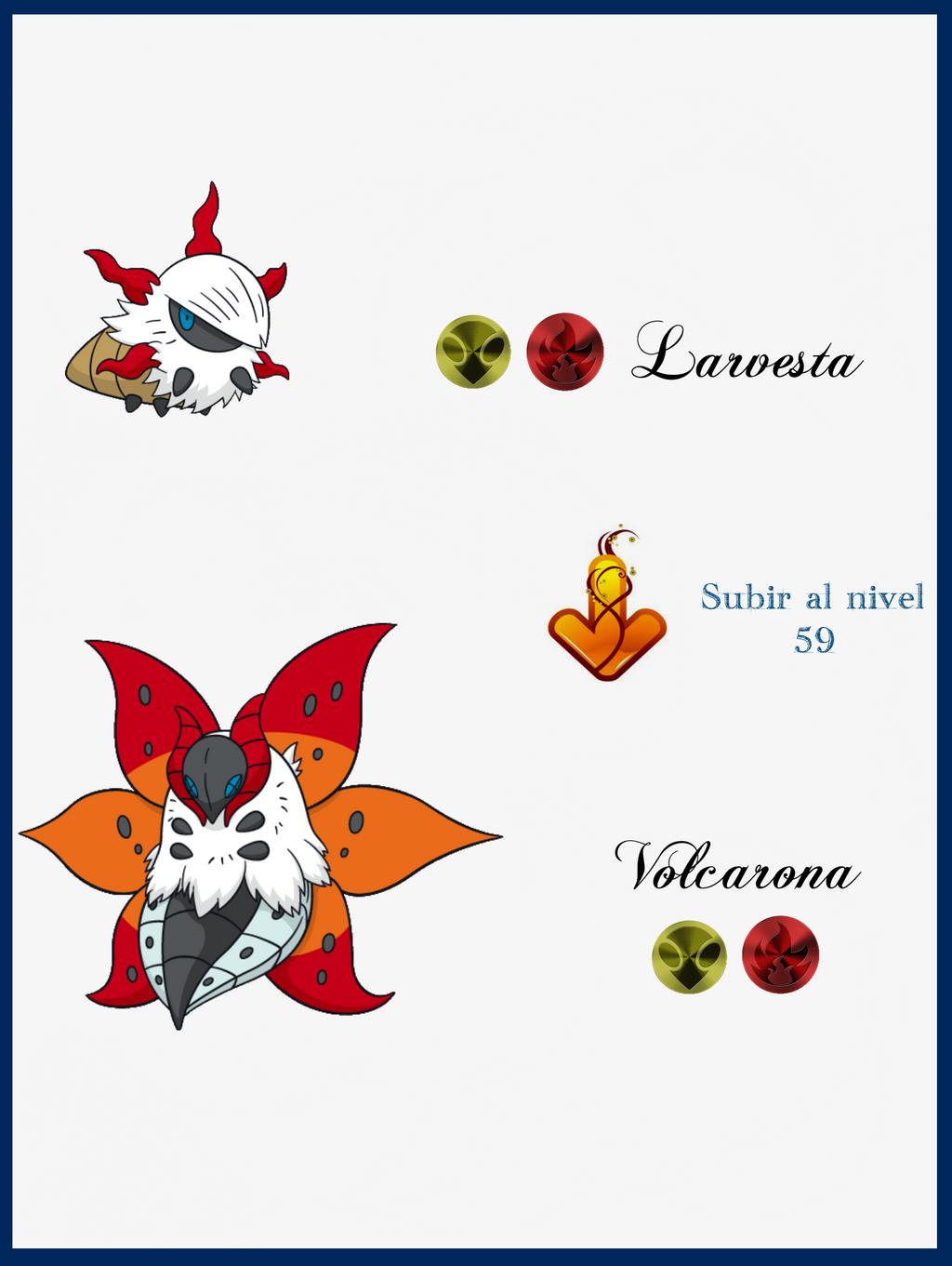 Larvesta pokemon evolution