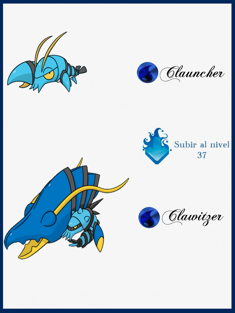 Cl Launcher Pokemon Clauncher Evolution Line