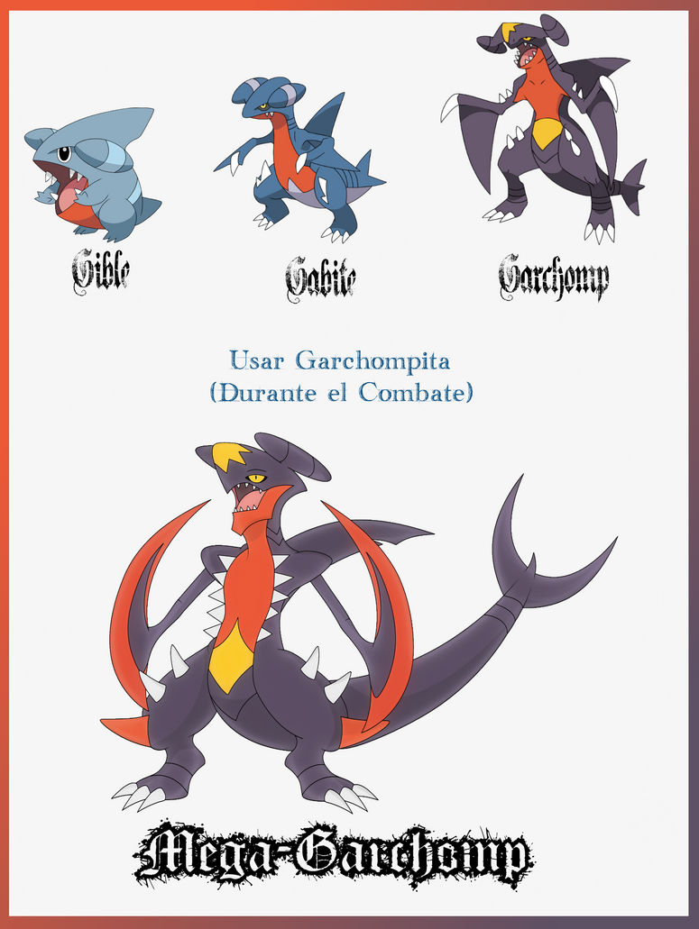 Mega Garchomp by Maxconnery on DeviantArt