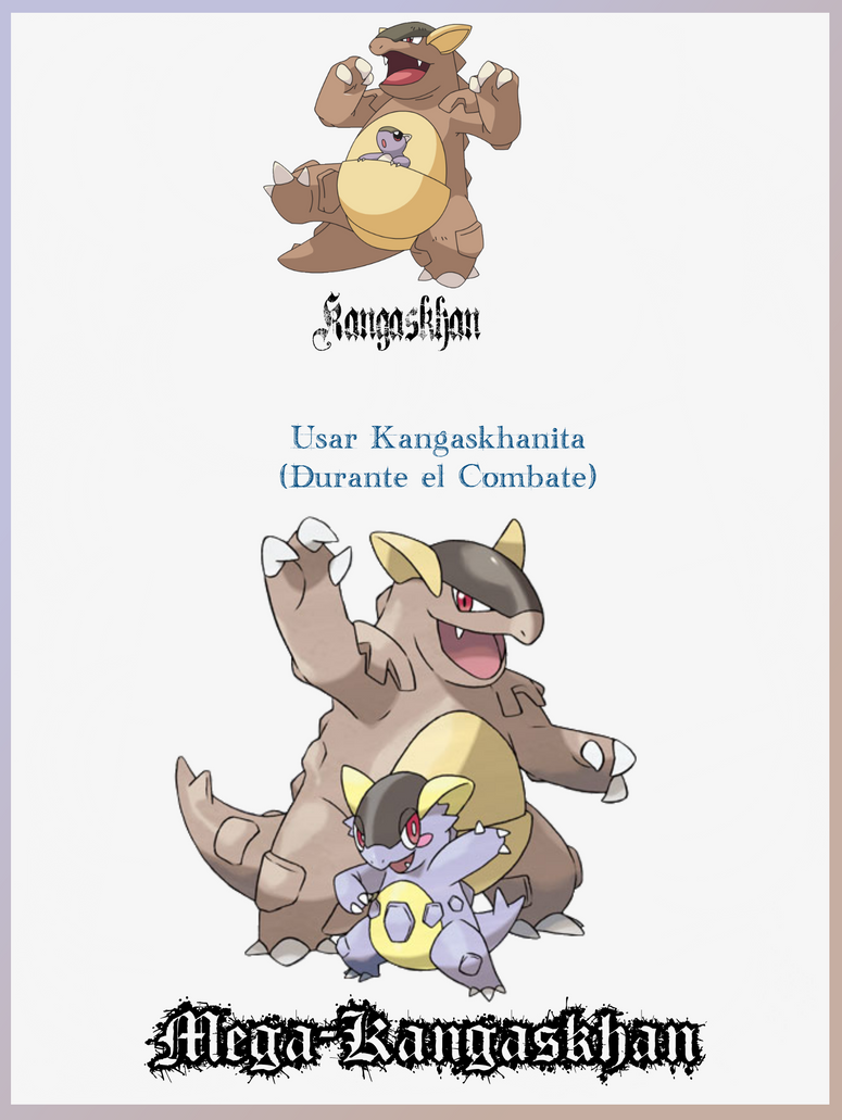 Mega Kangaskhan by mafbot on DeviantArt  Pokemon pokedex, Pokemon rpg,  Pokemon art