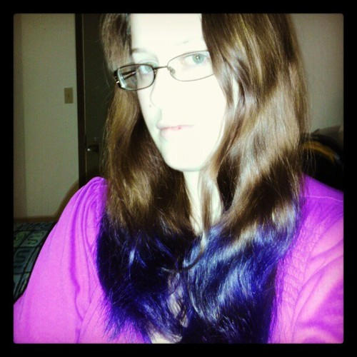 Purple Tip Hair By Yashiina On Deviantart