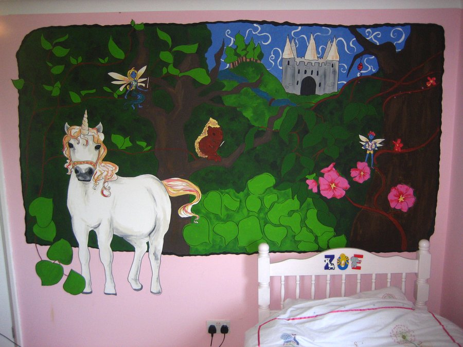 Fairytale Mural by dum-donutz