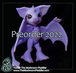 Spark the Itty-bitty Wyvern - lilac - preorder