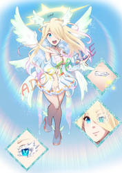 [Auction CLOSE] Rainbow Angel - Adoptable