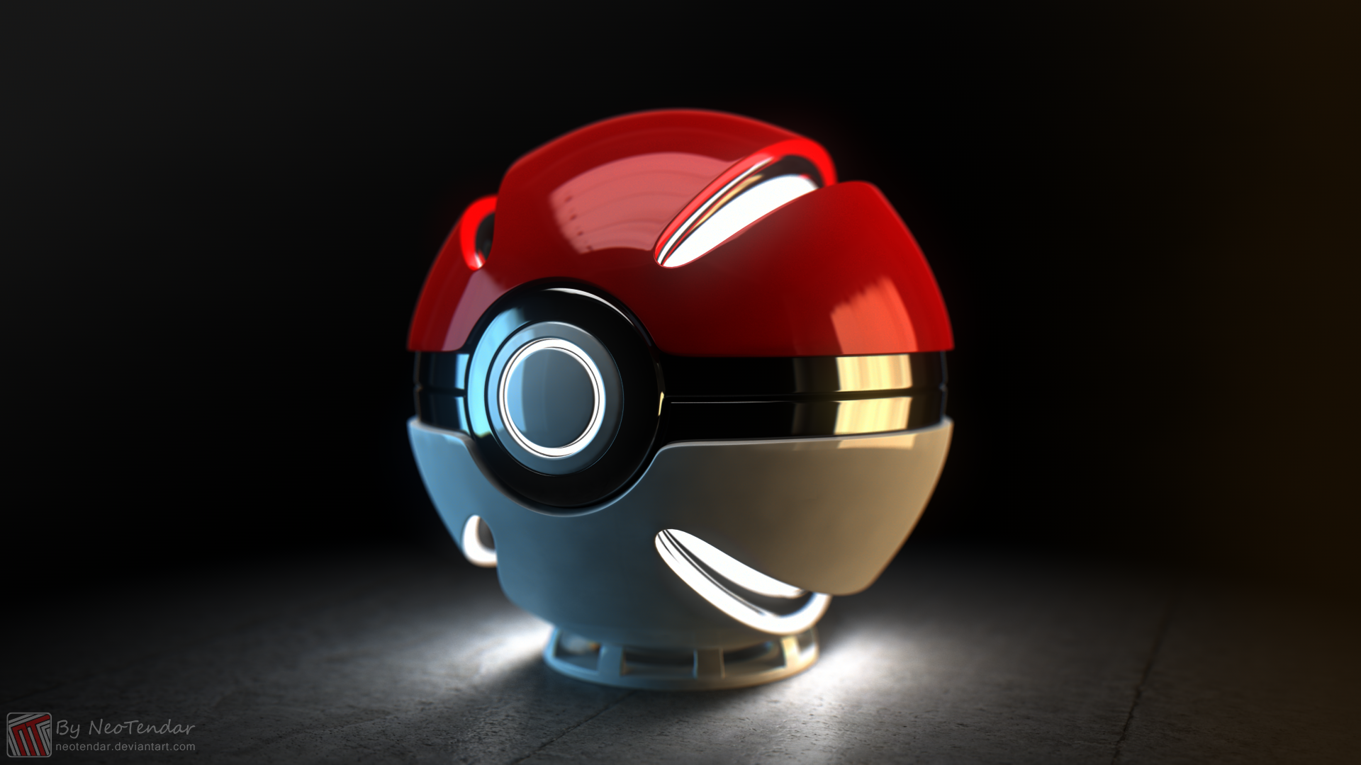 3D Pokeball by Psawhn on DeviantArt