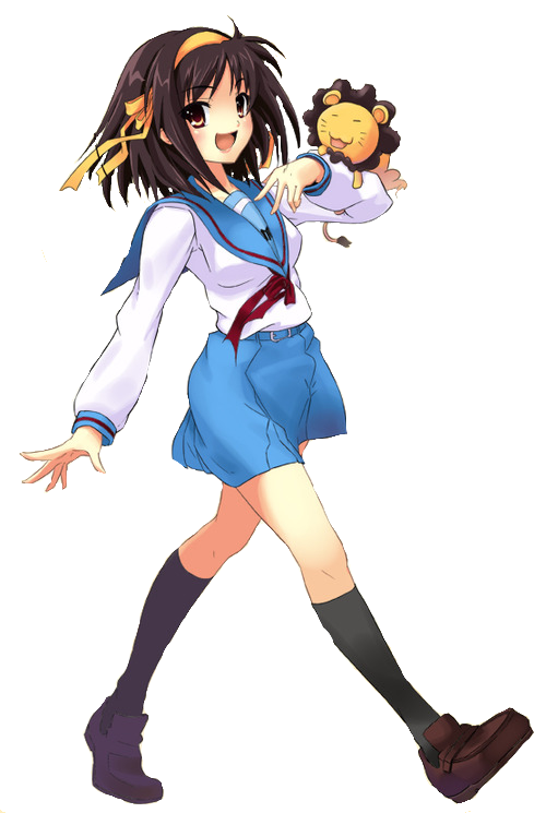 Harhi Haruhi Suzumiya Render by Yurippe-Sama on DeviantArt