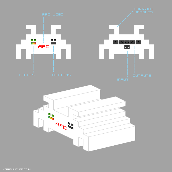 APC UPS 8-bit design