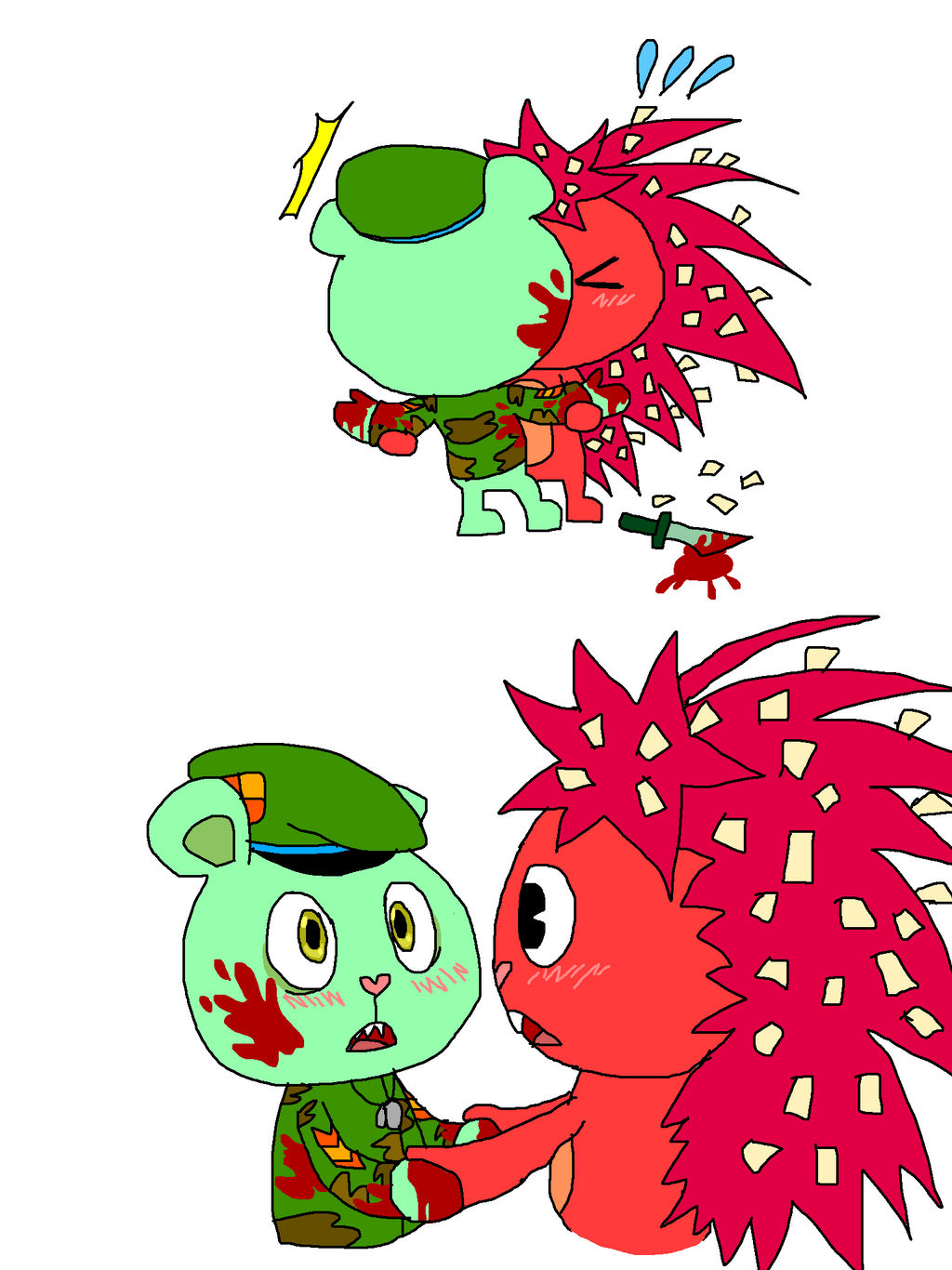 Happy Tree Friends: one big smooch