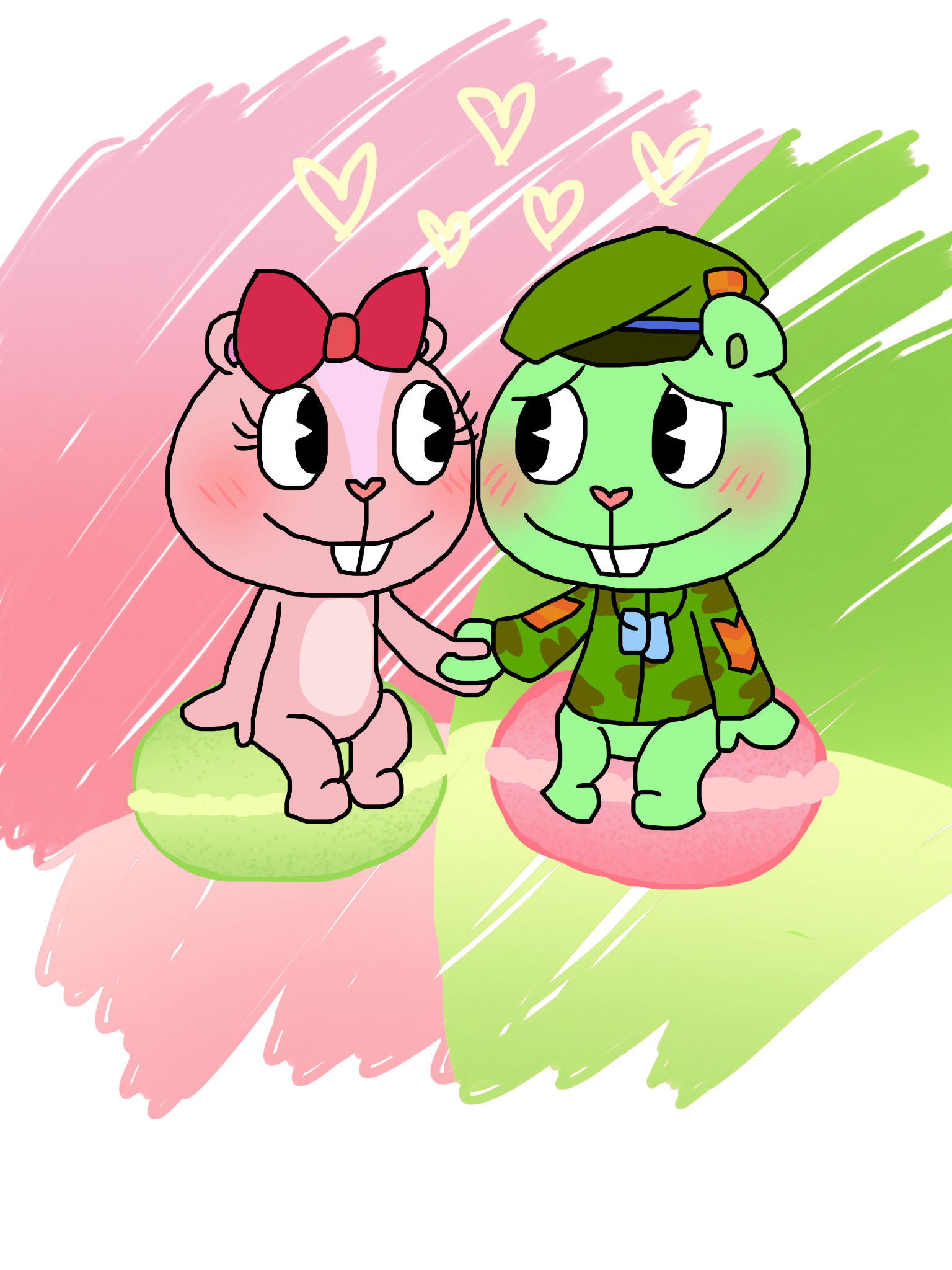 Happy Tree Friends: Pistachio and Strawberry