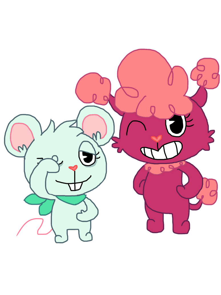 Happy Tree Friends: Mellow and Cinnamon by TigerMcFlurry on DeviantArt