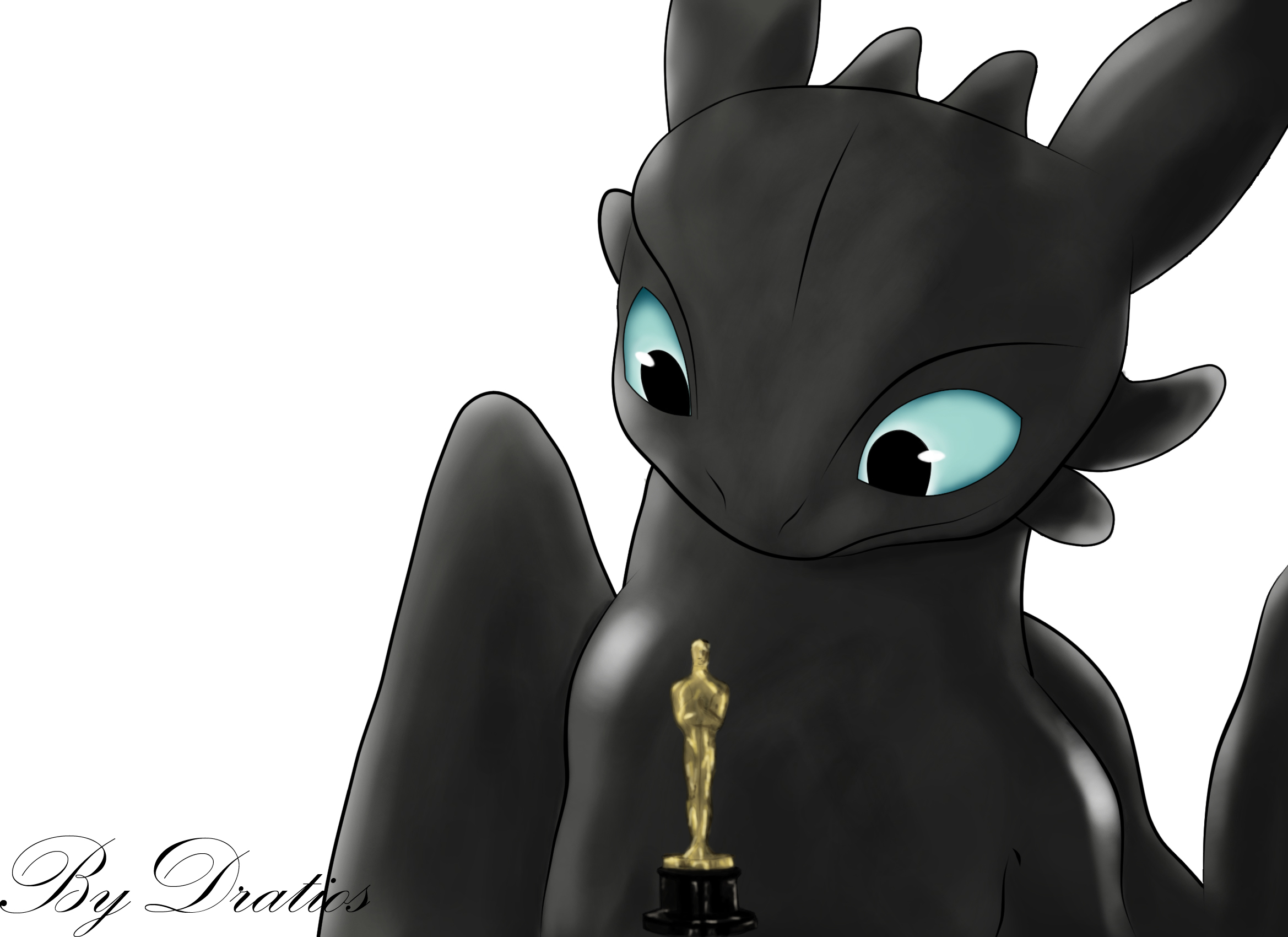 Toothless Take The Oscar Paint